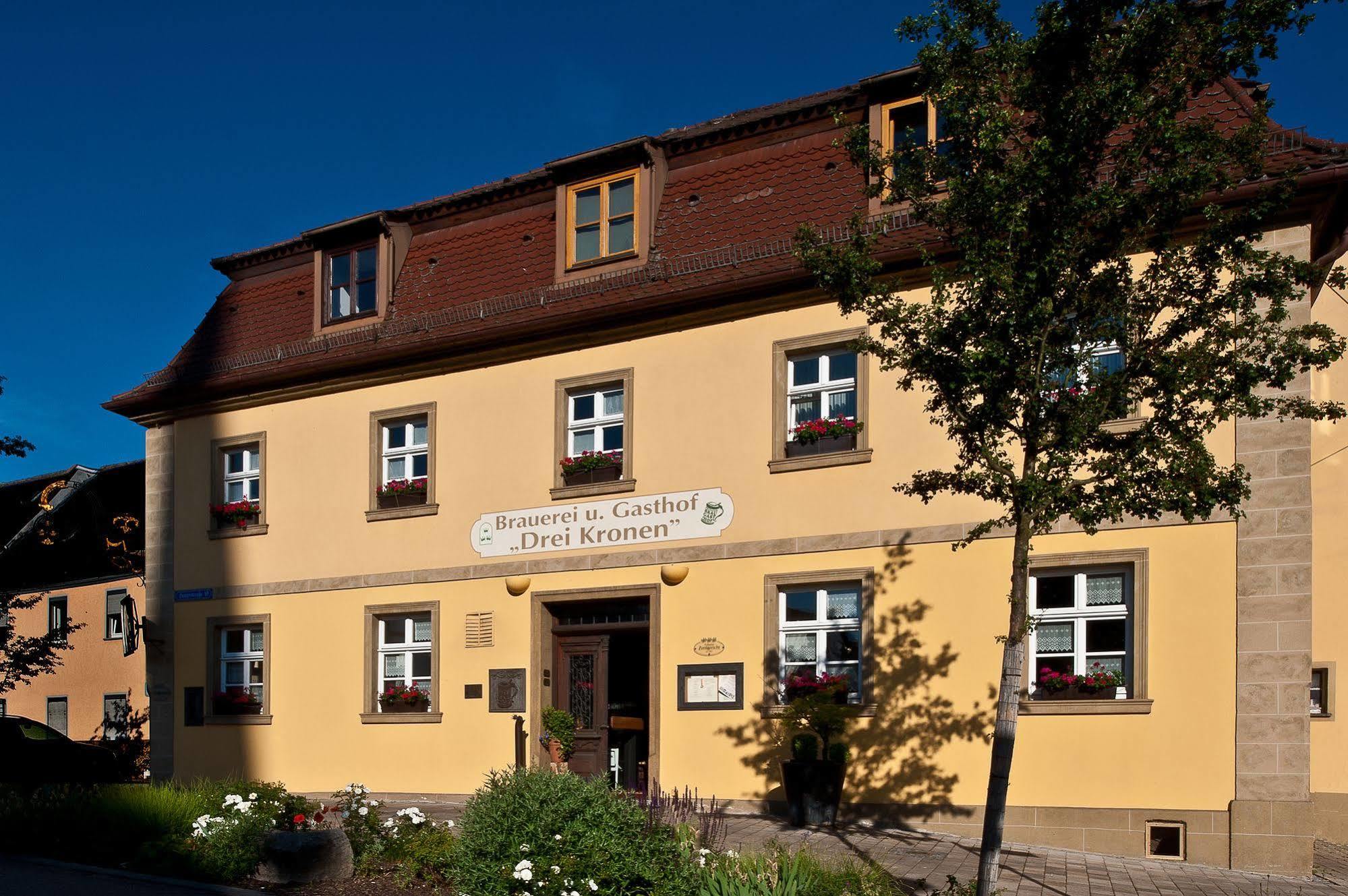 Hotel & Brauereigasthof Drei Kronen Memmelsdorf Eksteriør bilde