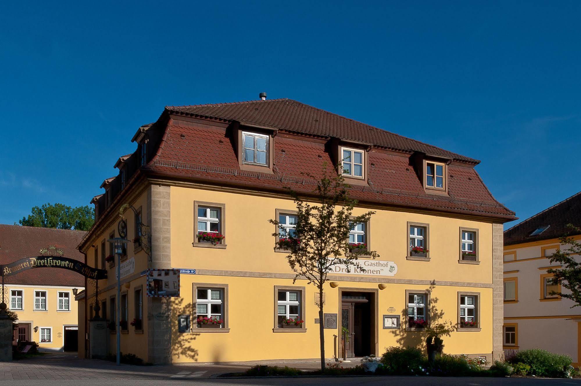 Hotel & Brauereigasthof Drei Kronen Memmelsdorf Eksteriør bilde