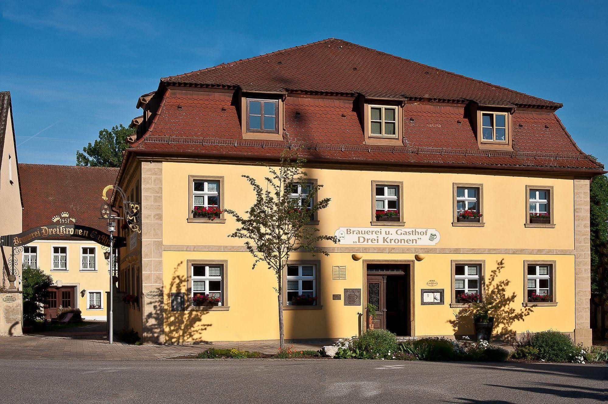Hotel & Brauereigasthof Drei Kronen Memmelsdorf Eksteriør bilde